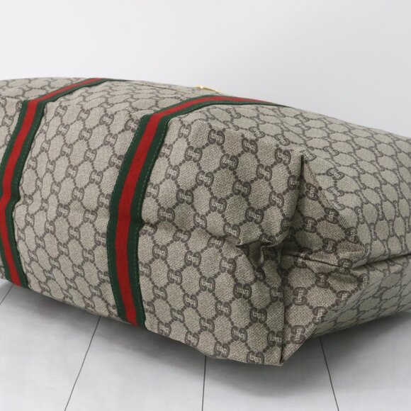 GUCCI GG PLUS WEEKENDER EXTRA LARGE TOTE Sherry Line - Picture 8 of 17